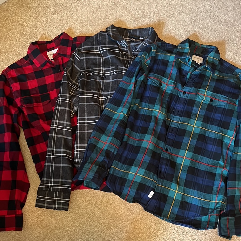 3 Flannels - image 1